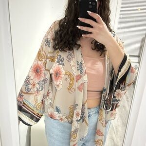 fashion nova tie front top